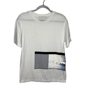 PLAC Men's T-Shirt Surfer Graphic Size Medium